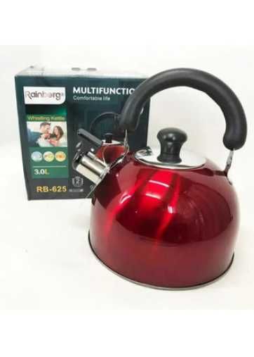 Акція! Чайник зі свистком 3 та 1,5 літра на плиту Металевий з свистком