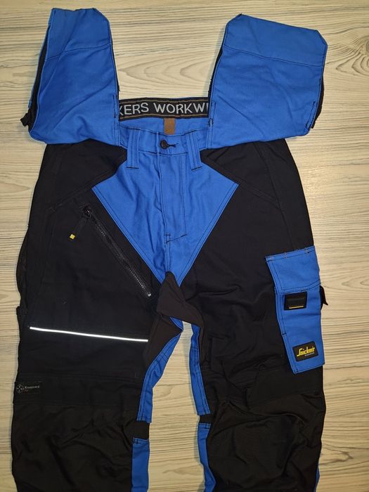 6214 Snickers RuffWork 48 Canvas+ grube spodnie robocze instal serwis