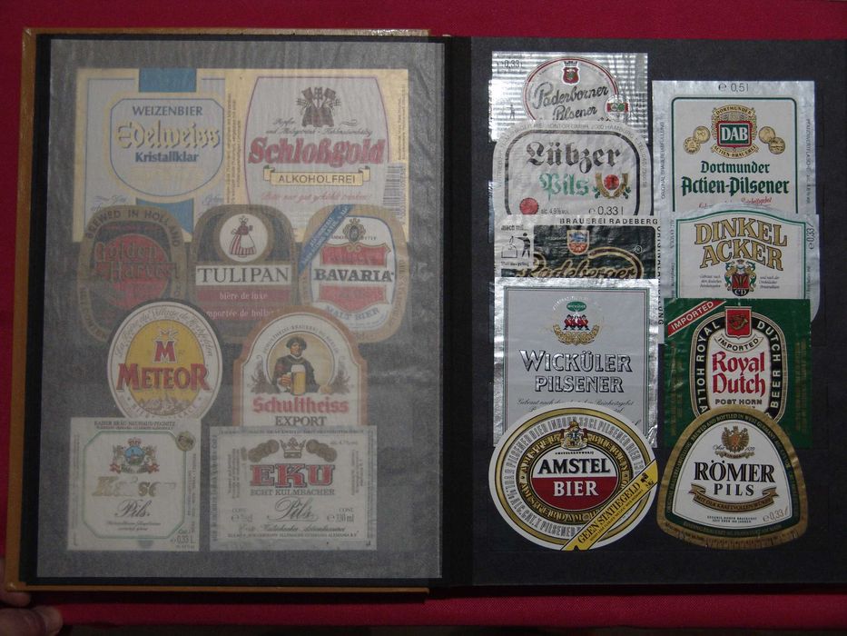Etykiety z piwa z lat 80 tych + klaser