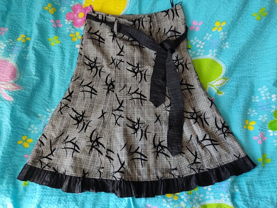 Spódnica elegancka w kratkę r 36 Vanessa