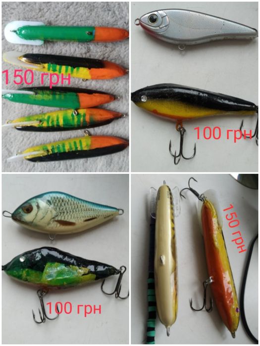 Воблеры и джерки новые и б/у