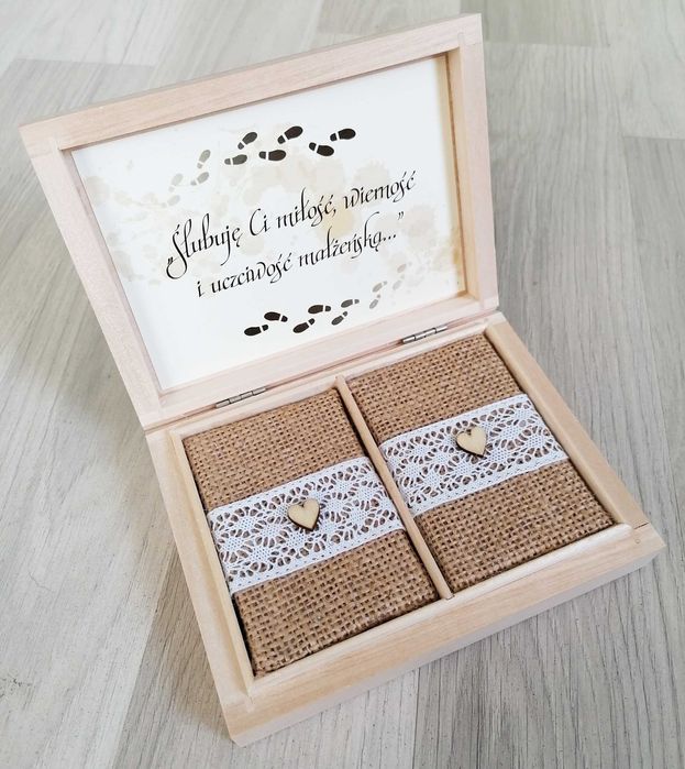 Pudełko na obrączki w stylu Harrego Pottera