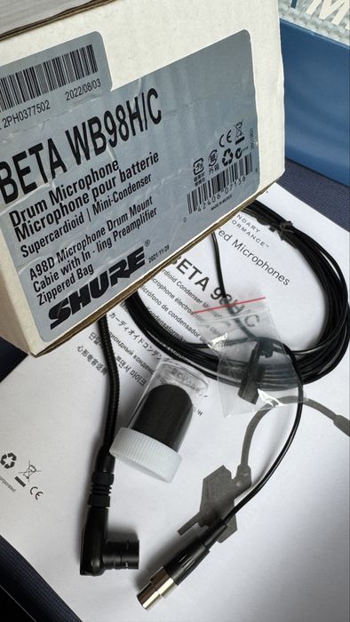 Shure Beta98 для бодіпаку 4-pin підключення для саксофону, труби