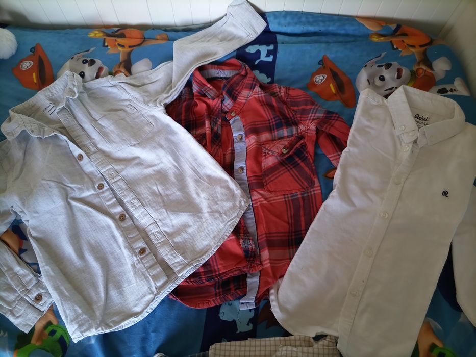Camisas de menino 5/6 anos