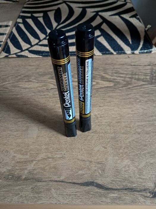 2x Marker permanentny Pentel N860 – czarny
