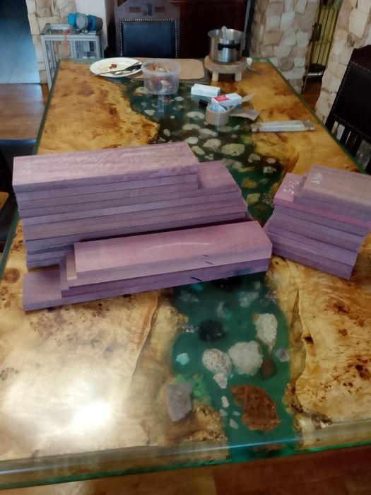 Mahoń deski ponad 1 m2