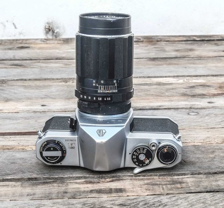 Asahi Pentax SP500 c/obj Super-Takumar 120mm f: 3.5