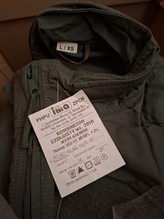 Kombinezon czołgisty 634/mon Nowy L/XS