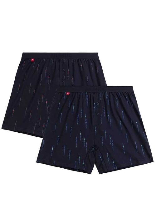 Труси АТЛАНТІК сімейні чоловічі ATLANTIC вільного крою набіри з 2 штук