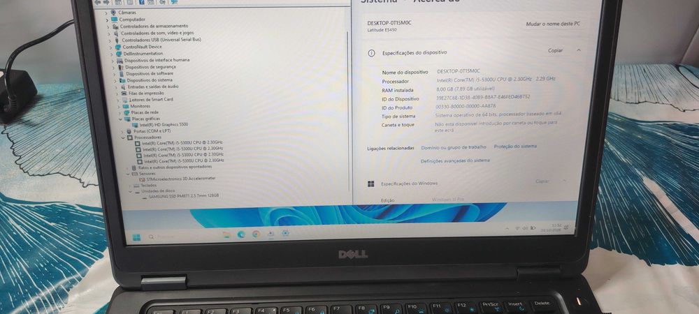 Portátil Dell Latitude E5450 I5 5300U 2.3 GHz D2