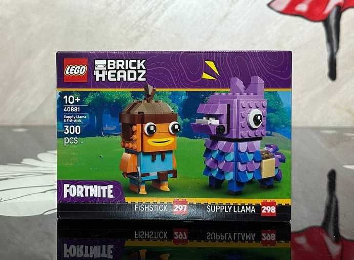 Конструктор LEGO Brick Headz 40881 Supply Llama & Fishstick Figures