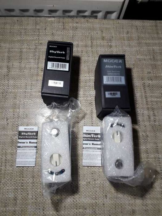Efekty gitarowe mini mooer reverb shim verb i sky verb