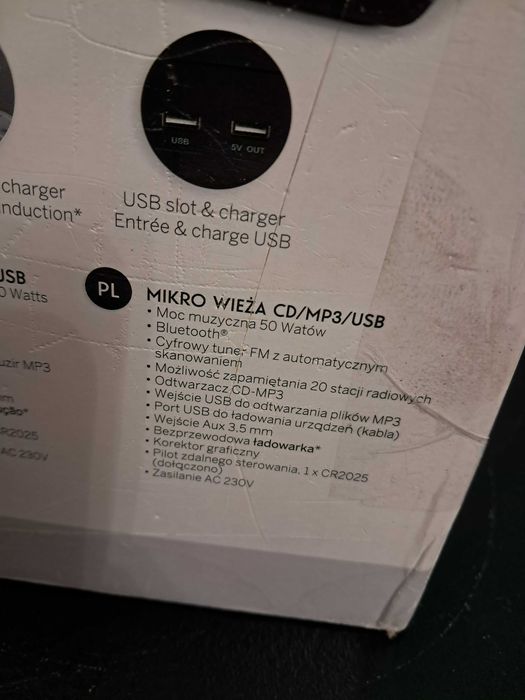 Mikro wieża Thomson CD/MP3/USB