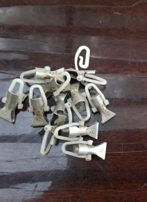 крючки для карнизів та струн,б/в, жалюзі,тюль