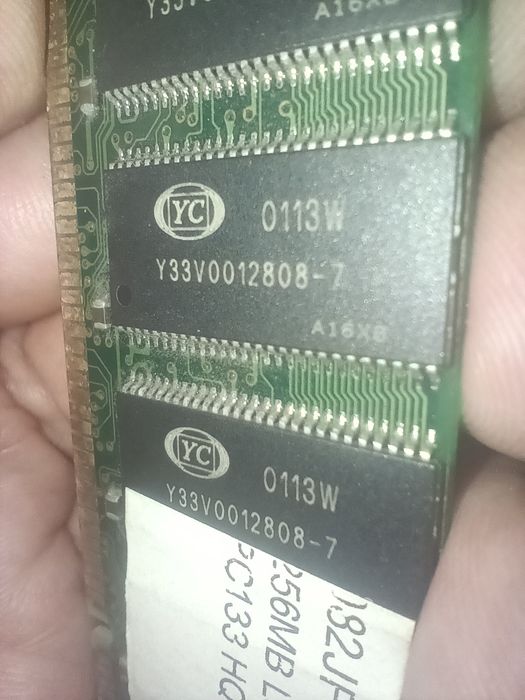 Memoria RAM Pc133 256mb