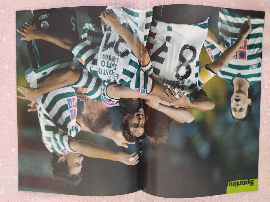 Programa de jogo Sporting Rapid Viena UEFA 2004/05