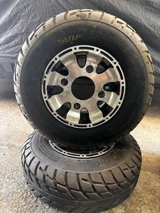 Jantes especiais com pneus estrada moto 4