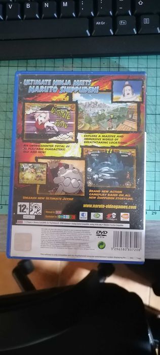 Naruto ultimate ninja 4 Capa Playstation