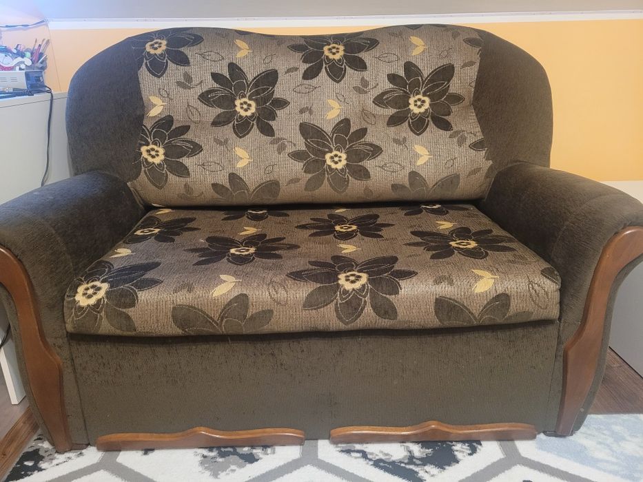 Dwuosobowa rozkładana sofa