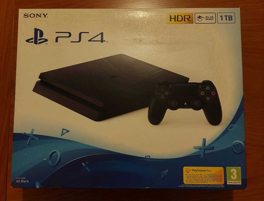 PlayStation4 HDR Slim 1TB + 14 Jogos