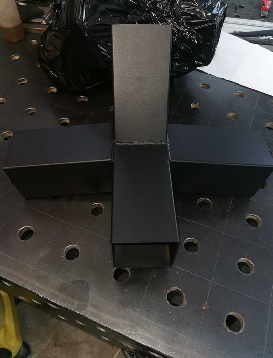 Łączniki, stelaż do hamaka noga uchwyt metalowe hamak ogrodowy 95x95mm -solidne estetyczne