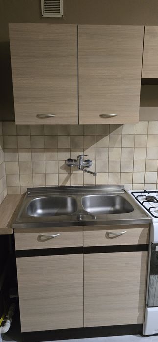 Meble kuchenne zestaw + kuchenka i zlewozmywak