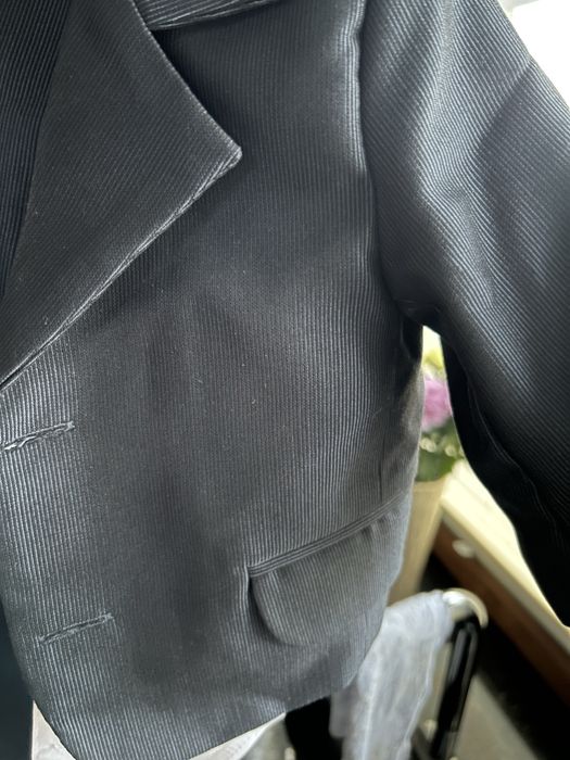 Chrzest Garnitur 4-części plus koszula biała body rozm. 74