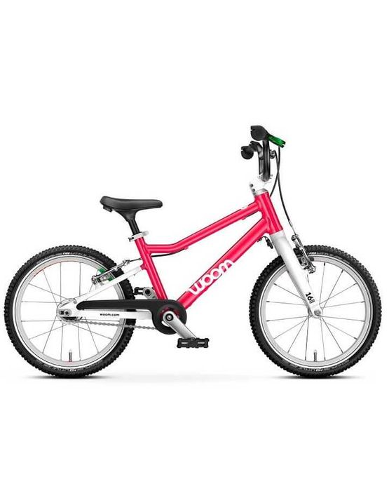 Rower Woom GO 3 AUTOMAGIC 16" hot pink - różowy