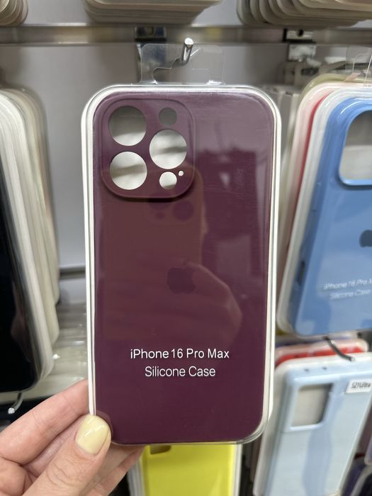Силіконовий чохол на айфон 16 про макс, чехол на Iphone 16 pro max