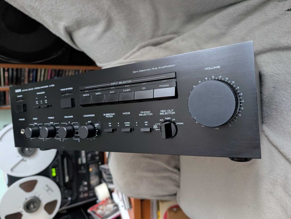 ‼️ Yamaha a520 ‼️ Аудіо підсилювач. Стан . Звук. Відео роботи