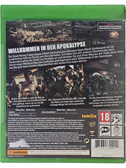 Dead Rising 3 | GRA Xbox One | ENG