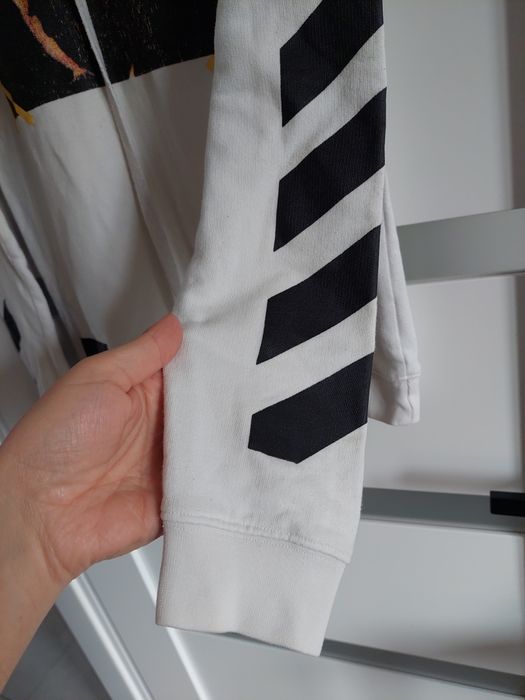 Bluza z nadrukiem biała M