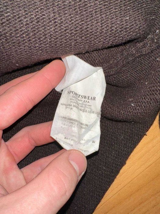 Stone Island 2005 Black Wool Crewneck Jumper - XXL