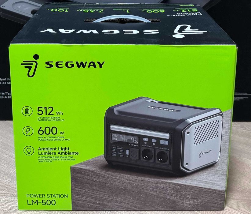 Зарядна станція Segway LUMINA 500, 600W, 512Wh