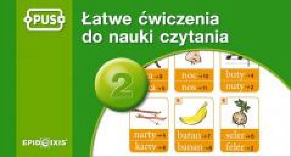 PUS Łatwe ćwiczenia do nauki czytania 2 EPIDEIXIS praca zbiorowa Rok