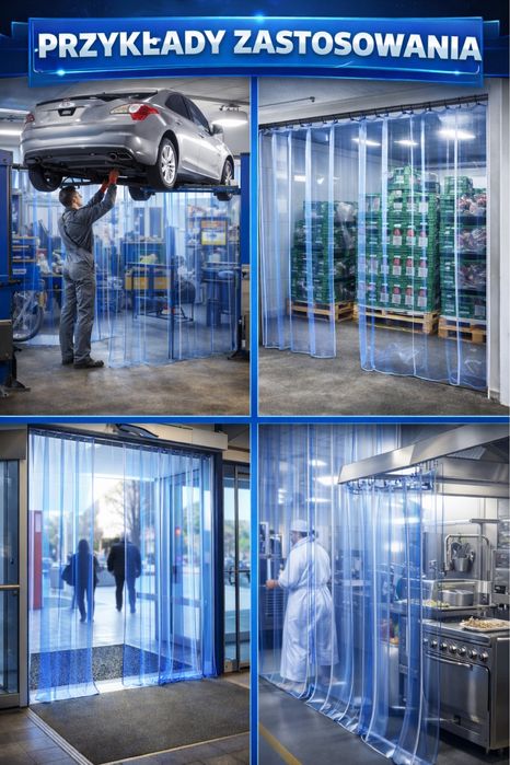 Pasy PCV standard rolka 50m do kurtyn paskowych