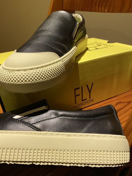 Sapatos Tenis sapatilhas Fly London 38 pretas, Novas