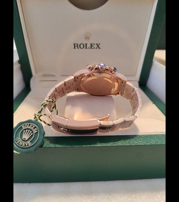 Relógio Rolex Daytona Rose Gold  7750 Vajloux ETA mais caixa