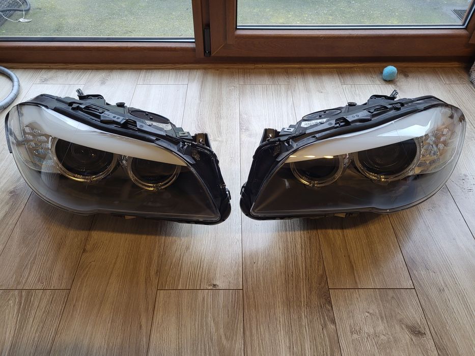 BMW 5 F10 F11 2010 -2013 lampy przednie XENON + LED Europa komplet P+L