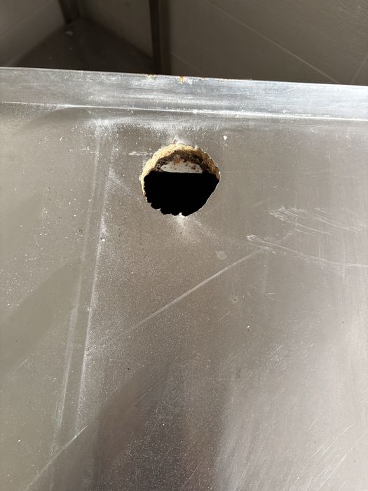 Bancada com portas em Inox