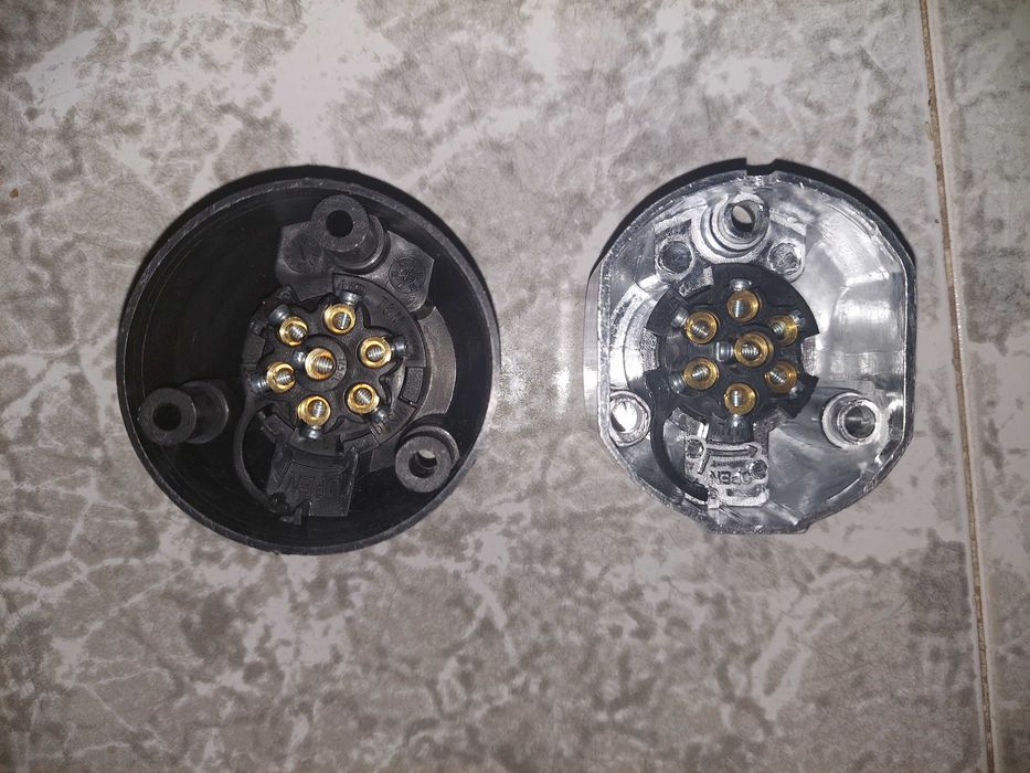 ficha eléctrica atrelado reboque modulo tomada caravana conector