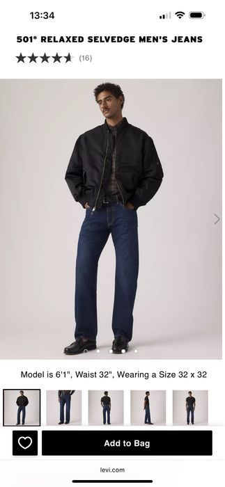 Мужские джинсы (штаны) Levis 501