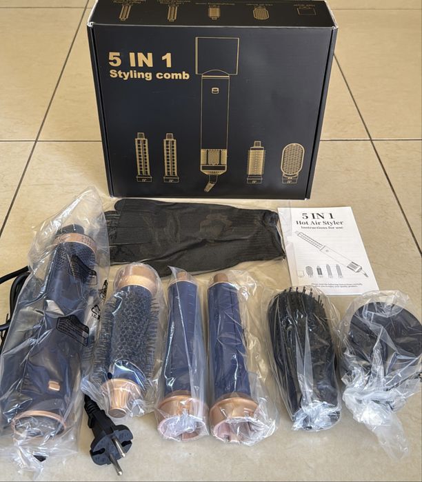 NOWA Suszarka Lokówka Wielofunkcyjna Szczotka do Włosów Prostownica