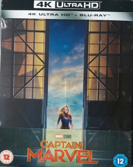 "Kapitan Marvel" 4K UHD + Blu-Ray STEELBOOK UK bez PL