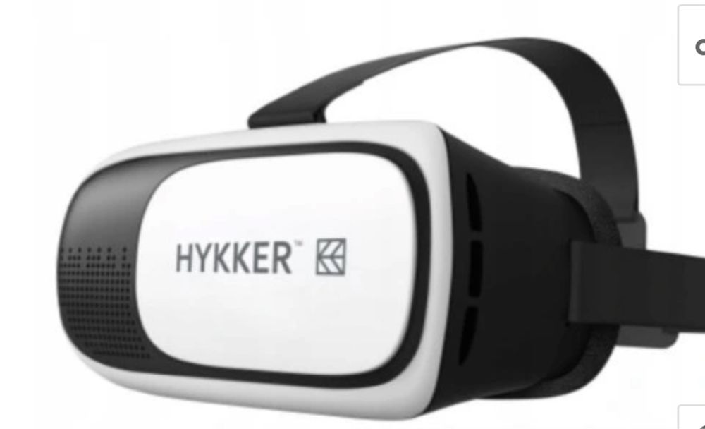 Google VR Glasses 3D HYKKER, białe