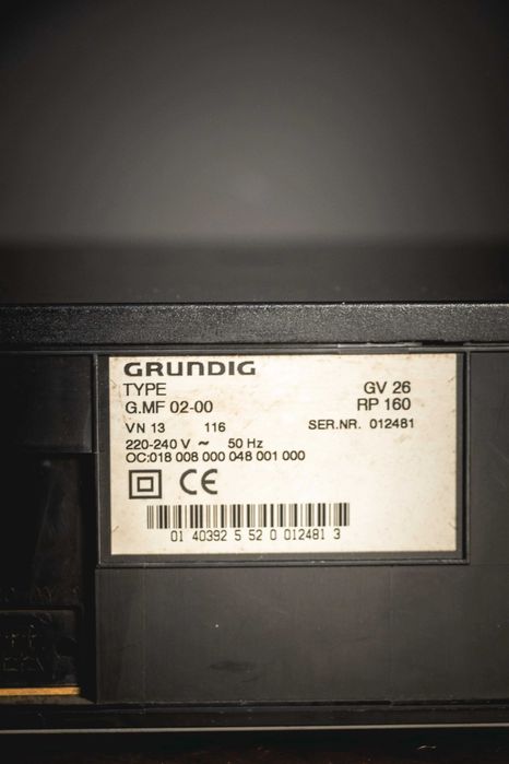 Leitor de VHS DA GRUNDIG p/peças