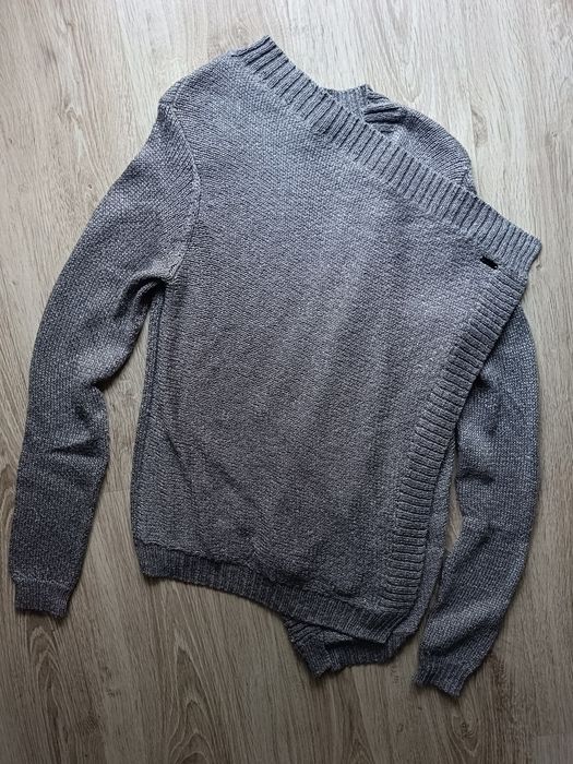 Metaliczny szary kardigan Mohito S 36