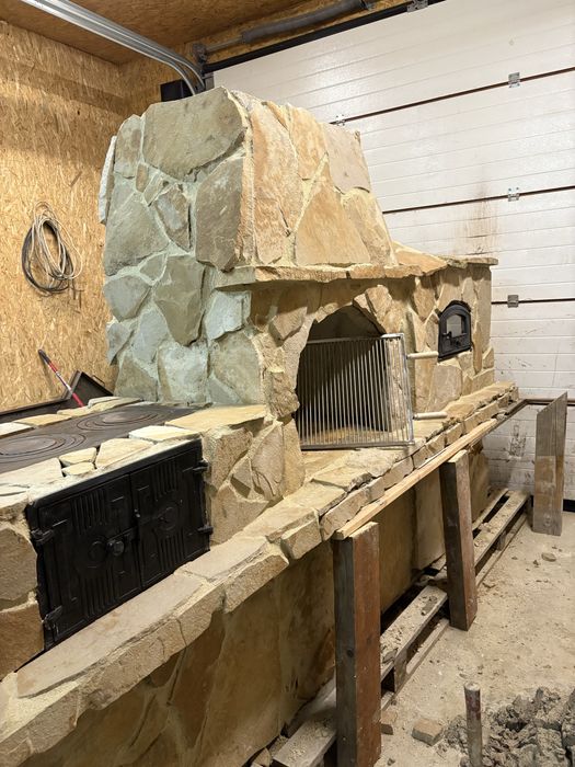 Grilowedzarnia grill murowany piec pizza grilla z kamienia