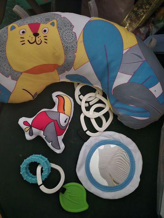 Mata edukacyjna Momy 0+ plus mata do zdjęć użyta z 3 razy