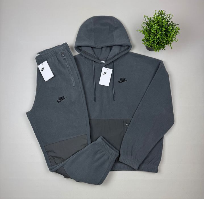 Костюм Nike Fleece teddy спортивний комплект найк теді фліс